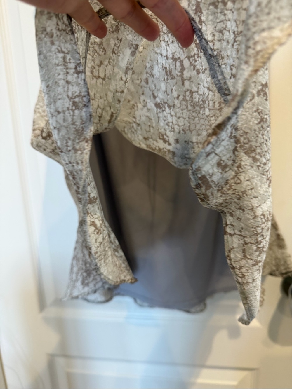 Life By Sea Snake Print Dress - Taupe & Cream snake print - Picture 4 of 9